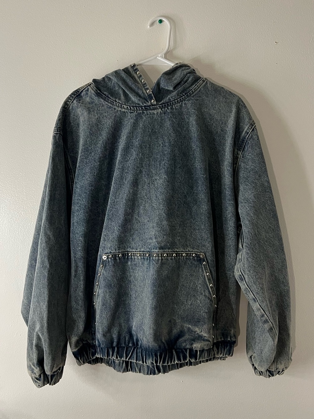 Edikted denim hoodie